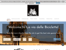Tablet Screenshot of laviadellebiciclette.com